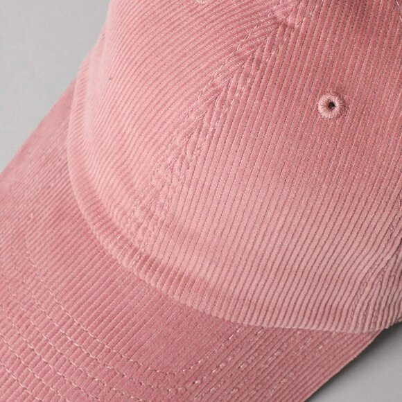 Classic Corduroy Cotton Baseball Caps Vintage Low Profile Dad Hat with Adjustabl - Picture 3 of 5